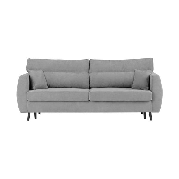 Cosmopolitan Design Brisbane pelēks trīsvietīgs dīvāns ar krātuvi, 231 x 98 x 95 cm