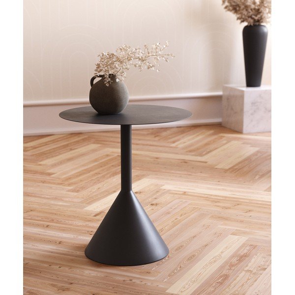 Metāla apaļš sānu galdiņš ø 48 cm Yinan – Kave Home-image-1