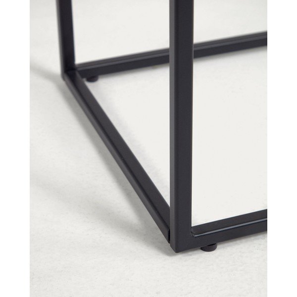 Sānu galdiņš ar keramikas virsmu 30x45 cm Rewena – Kave Home-image-4