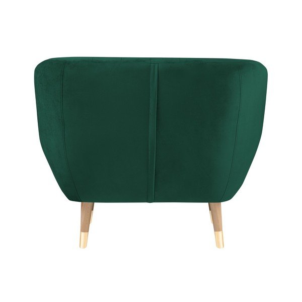 Tumši zaļš samta atpūtas krēsls Mazzini Sofas Benito-image-4
