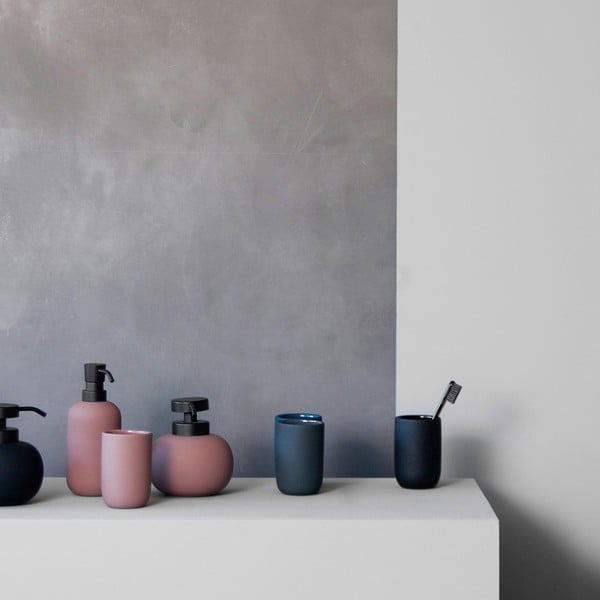 Antracīta pelēks keramikas trauks zobu birstei Lotus – Mette Ditmer Denmark-image-2