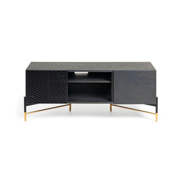 Melna TV kumode Kave Home Norfort-image-4