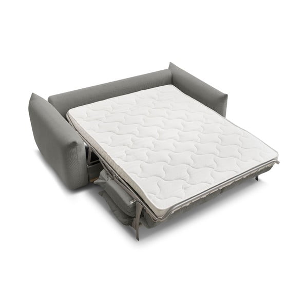 Pelēks salokāms dīvāns 214 cm Ernest – Bobochic Paris-image-4