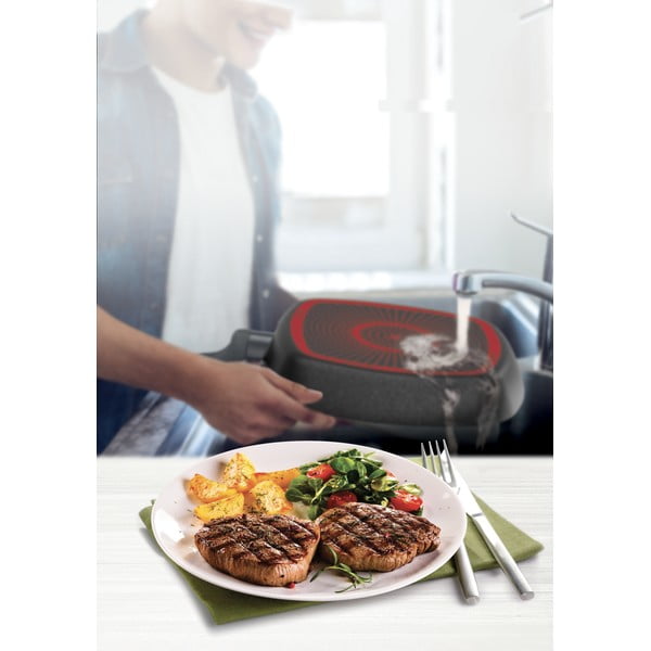 Alumīnija grilēšanas panna ø 26 cm Simply Clean Red – Tefal-image-1