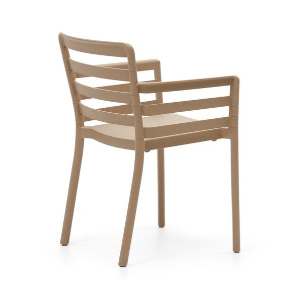 Bēšs plastmasas dārza krēsls Nariet – Kave Home-image-4
