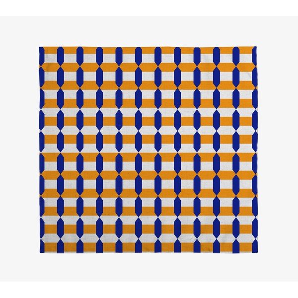 4 lina salvešu komplekts Really Nice Things Orange Geometric, 43 x 43 cm-image-1