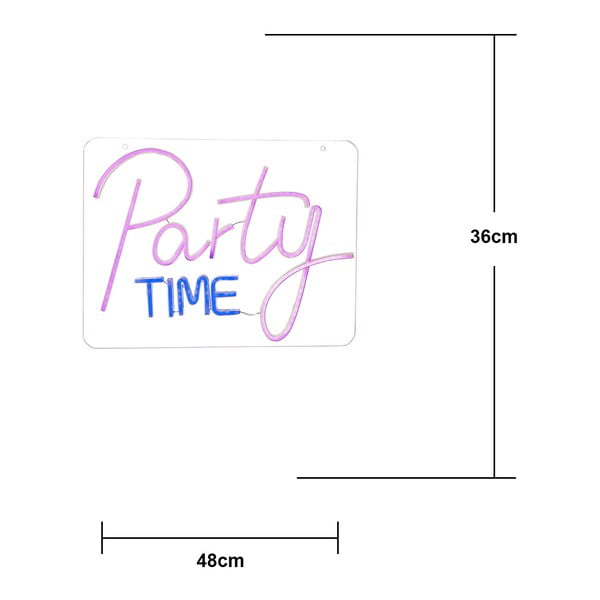 Rozā LED neona gaismas dekors 5 W Plexy – Star Trading-image-3