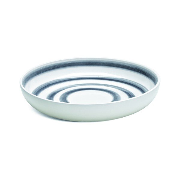 Pelēks un balts keramikas šķīvis Kähler Design Omaggio, ⌀ 30 cm