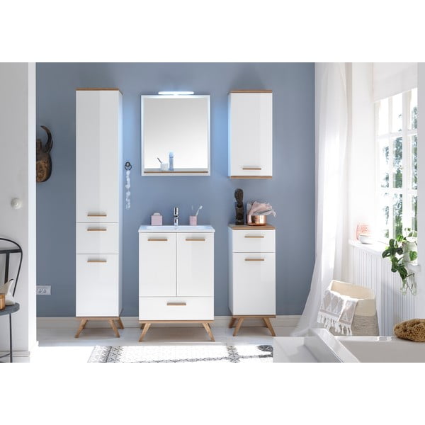 Sienas spogulis ar plauktu 60x75 cm Set 923 - Pelipal-image-3