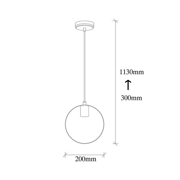 Melna metāla kulonu lampa zelta krāsā Opviq apgaismojums Simeon-image-3