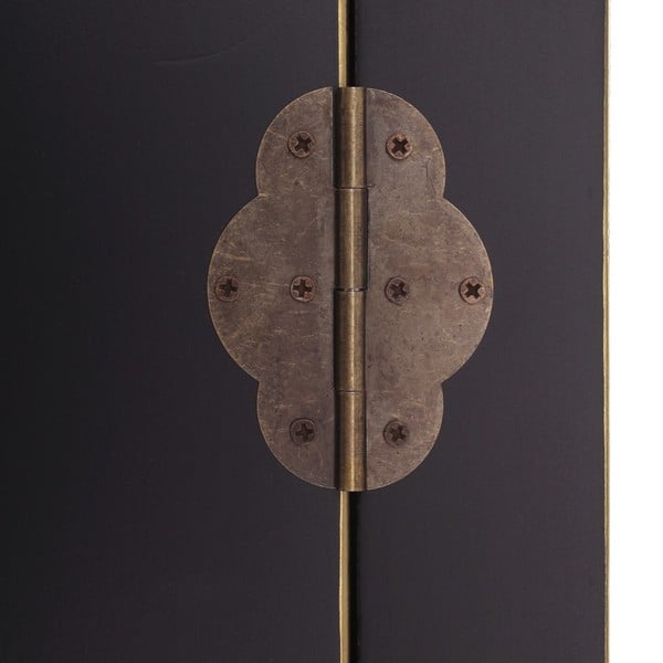 Melns drēbju skapis 55x185 cm Oriente – Ixia-image-3