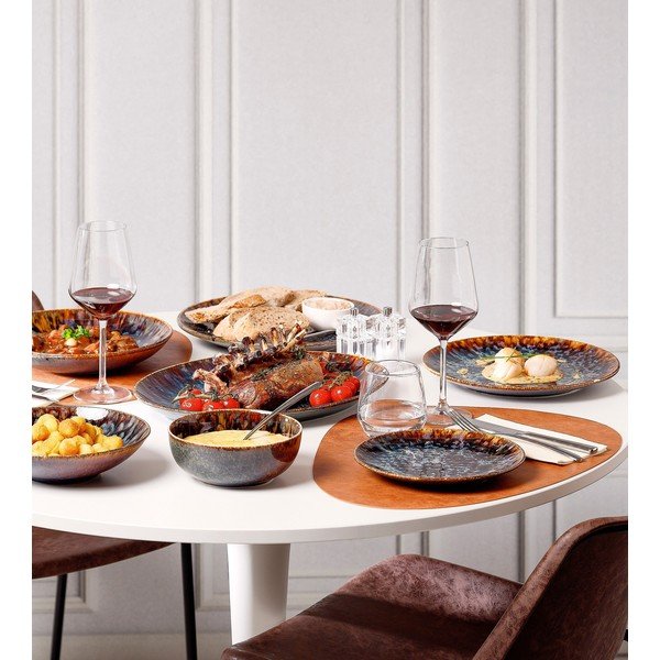 Brūns zupas porcelāna šķīvis ø 26 cm Resto – BonBistro-image-3