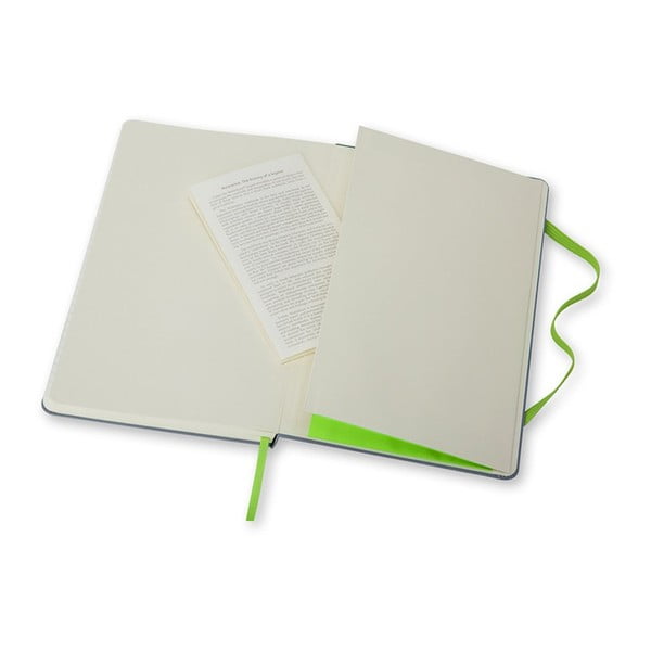 Pelēka piezīmju grāmatiņa cietajos vākos ar līnijām Moleskine, 240 lappuses-image-4