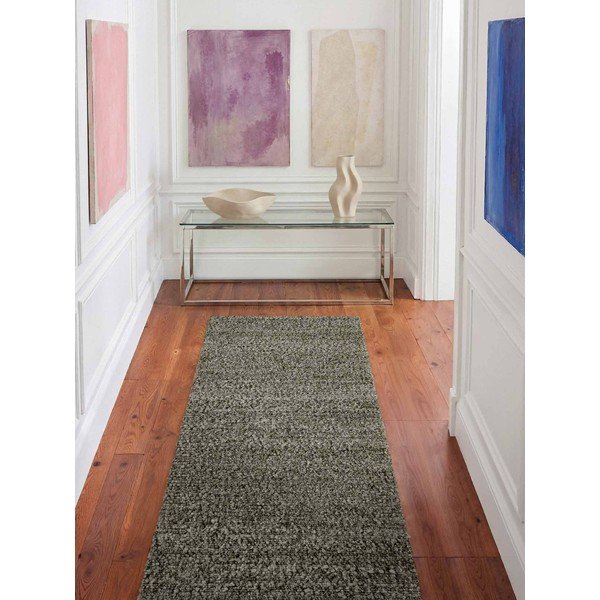 Zaļš ar rokām darināts celiņa paklājs 80x300 cm Notting Hill Portobello – Ted Baker-image-1