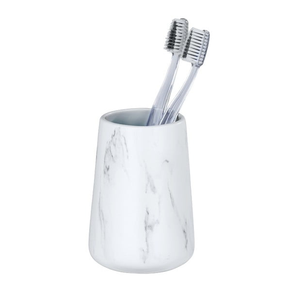 Balta keramikas krūzīte zobu birstei Wenko Adrada-image-1