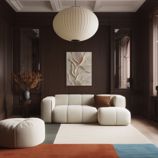 Drukāta glezna ar rāmi 60x80 cm Gentle Curves – Styler-image-4