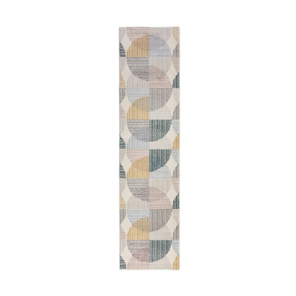 Pelēks un dzeltens paklājs Flair Rugs Centro, 60 x 230 cm