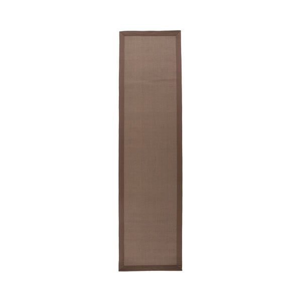 Brūni pelēks džutas paklājs Flair Rugs Herringbone, 60 x 230 cm