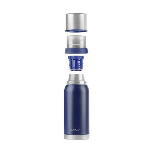 Tumši zila ceļojumu termo krūze Vialli Design Fuori, 1 l-image-3