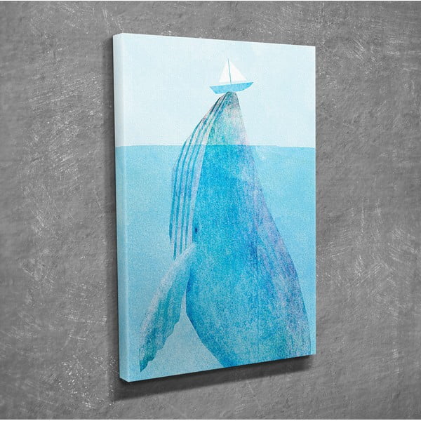 Sienas glezna uz audekla Whale, 30 x 40 cm-image-3