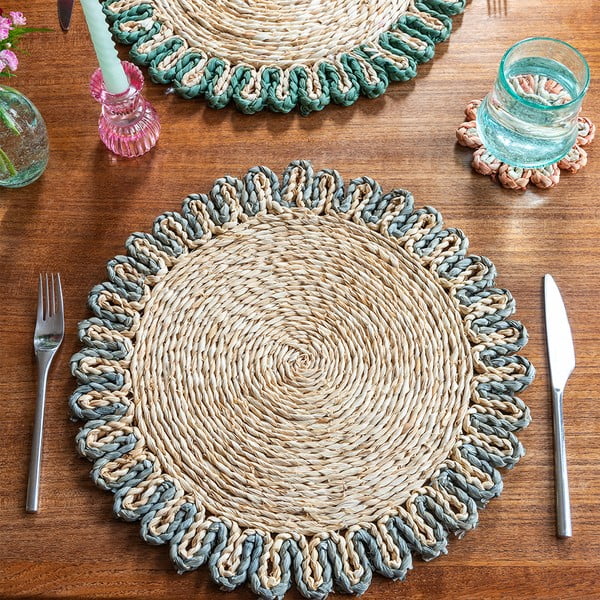 Galda paliktnis no kukurūzas mizas ø 38 cm Corn Husk – Rex London-image-4