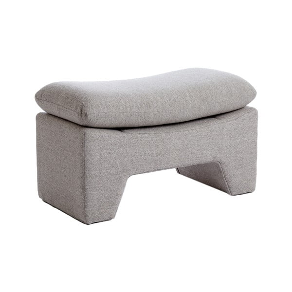 Gaiši pelēks pufs Dasha – Light & Living-image-1