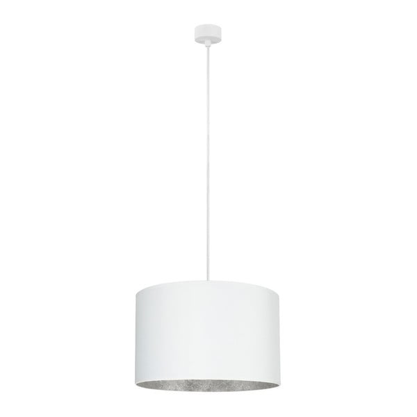 Balta griestu lampa ar sudraba iekšpusi Sotto Luce Mika, ⌀ 40 cm