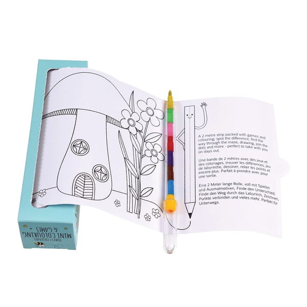 Krāsojamo grāmatu un mīklu komplekts Rex London Forest Travel -image-3