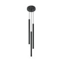 Melna metāla piekaramā lampa ø 20 cm Fideus – Sollux