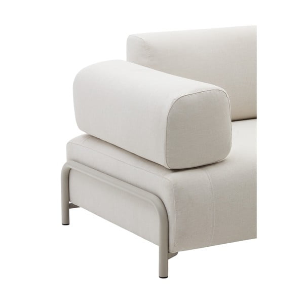Bēšs modulārā dīvāna roku balsts no šenila auduma Compo – Kave Home