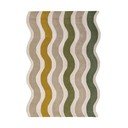 Zaļš/dabīga toņa ar rokām darināts vilnas paklājs 200x290 cm Cascade Wool – Flair Rugs
