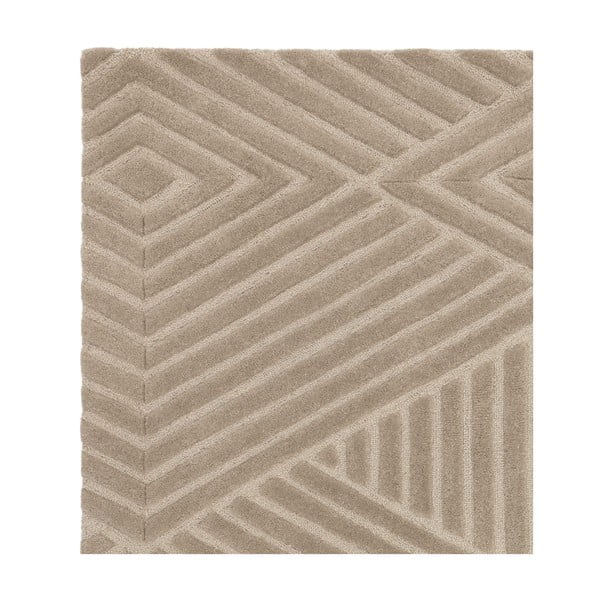 Gaiši brūns vilnas paklājs 120x170 cm Hague – Asiatic Carpets-image-4