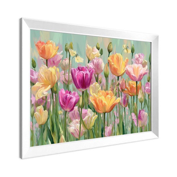 Drukāta glezna ar rāmi 75x56 cm Spring Tulip – Styler-image-3