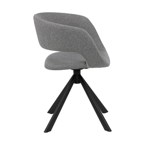 Pelēks grozāms ēdamistabas krēsls Actona Grace-image-3