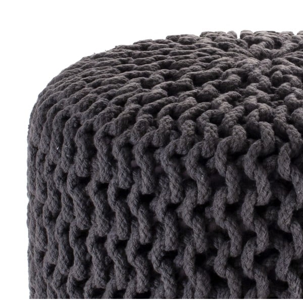 Pelēks trikotāžas pufs Tomasucci Knit-image-2
