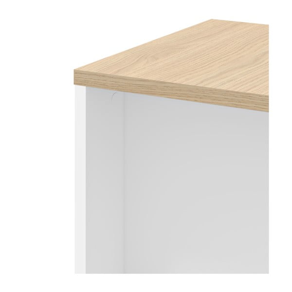 Ozolkoka imitācijas sānu galdiņš 40x40 cm Ella – TemaHome-image-1