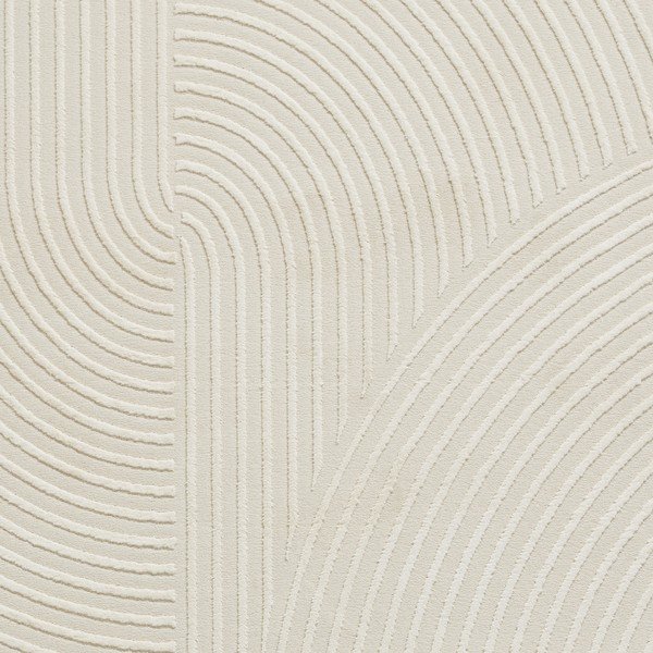 Krēmkrāsas mazgājams paklājs no pārstrādātas šķiedras 160x230 cm Flores – Think Rugs-image-3