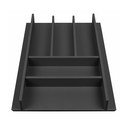 Melns galda piederumu organizators 33 x 47 cm Wood Line – Elletipi