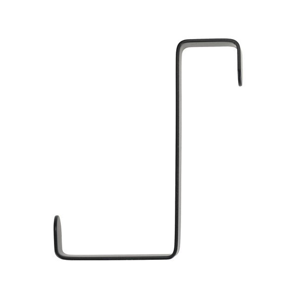 4 melnu matētu durvju āķu komplekts Wenko-image-4