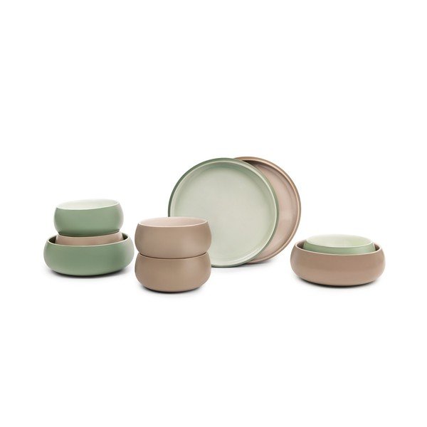 Bēši akmensmasas šķīvji (4 gab.) ø 22 cm Terra Rondo – Bonami Selection-image-4