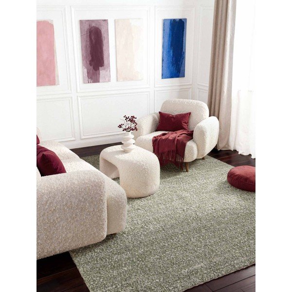 Gaiši zaļš ar rokām darināts paklājs 160x230 cm Notting Hill Portobello – Ted Baker-image-1