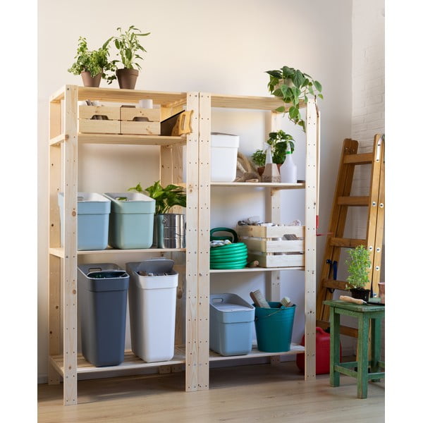 Gaiši zila atkritumu šķirošanas tvertne 20 l Ready To Collect – Curver-image-3