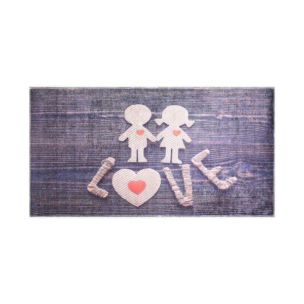 Izturīgs paklājs Vitaus Love is Everywhere, 80 x 120 cm-image-1