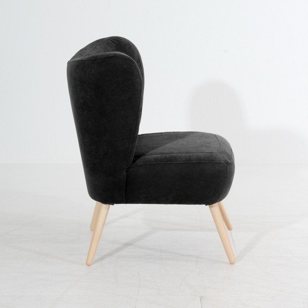 Melns krēsls Max Winzer Sari Velur-image-1
