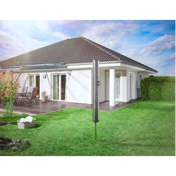 Sudraba krāsas dārza veļas žāvētājs 50 m Linomatic 500 Plus – LEIFHEIT-image-4