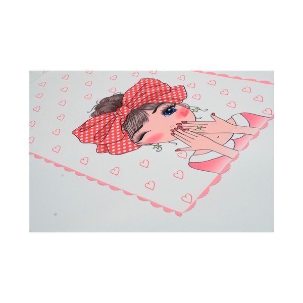 Minimālistisks spilvenu pārvalks Mīļš meitene mikrošķiedras galda klājējs, 45 x 145 cm-image-1