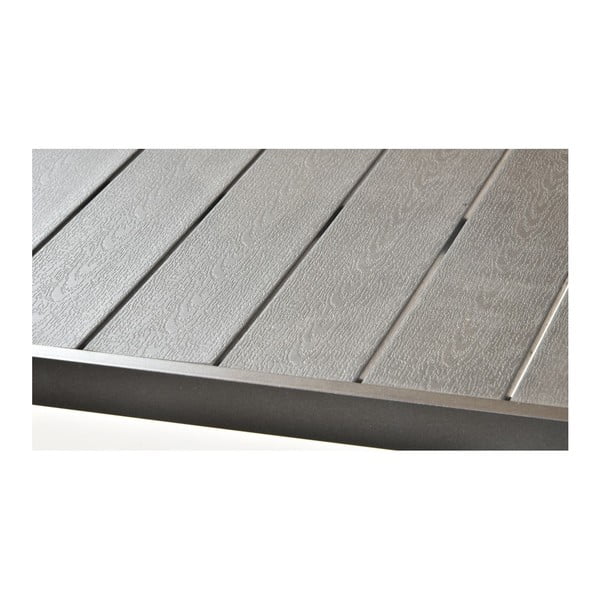 Dārza mēbeļu komplekts 4 personām ar melniem Joanna krēsliem un Viking galdu, 90 x 150 cm-image-2