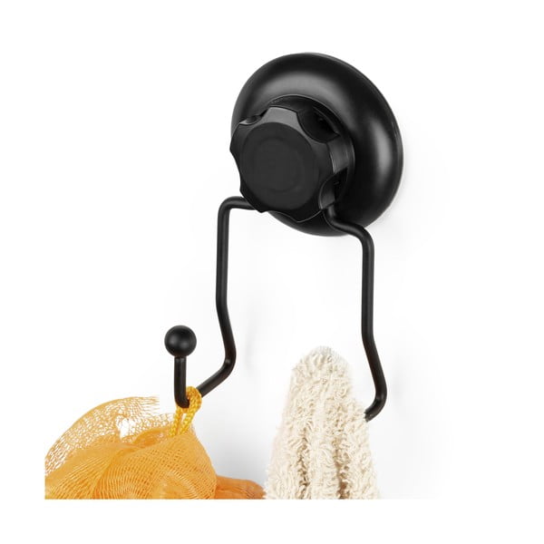 Melns pašturošs dubultais sienas āķis Compactor Bestlock Black-image-1