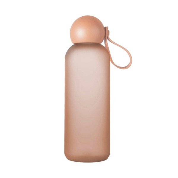 Gaiši rozā pārstrādātas plastmasas pudele ceļojumiem 650 ml Tom – Sagaform