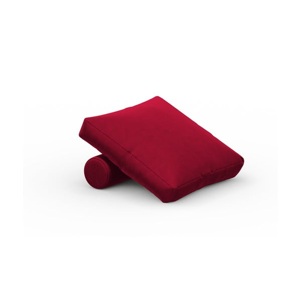 Sarkans samta spilvens modulārajam dīvānam Rome Velvet – Cosmopolitan Design 